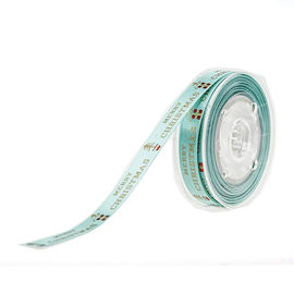 2 dải màu vàng Satin Satin Ribbon cho quà tặng Giáng sinh Gói rộng 9 Mm