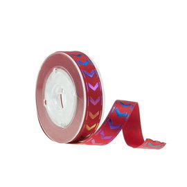 Rainbow Gold Poly Số lượng lớn Satin Ribbon, 13mm Giáng sinh đỏ ngoài trời