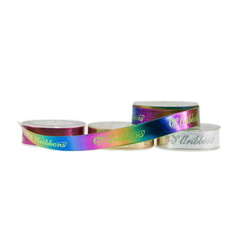 Rainbow Gold Satin Giáng sinh Ribbon, Quà tặng Bao bì Satin Satin một mặt