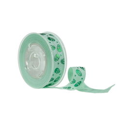 Kích thước nhỏ Màu xanh lá cây đàn hồi in ruy băng Skull In Tear Proof Portable