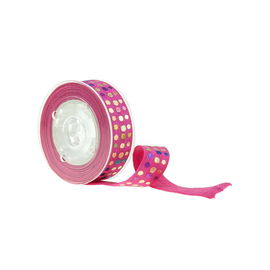 Dots In Stretch Loop Ribbon, Quà tặng Bao bì ruy băng trang trí