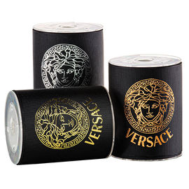 Đen Lá Vàng Versace Hương thơm Bao bì 75mm Băng grosgrain