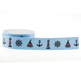 19mm 2 màu In băng grosgrain để trang trí bao bì mỹ phẩm