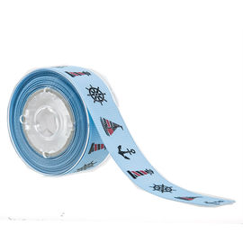19mm 2 màu In băng grosgrain để trang trí bao bì mỹ phẩm