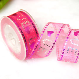 22mm Purple Sheer Sheer Ribbon cho ngày Valentine chống mài mòn