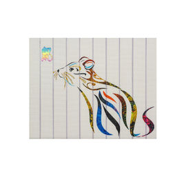 Trang trí nhà Rat Nghệ thuật treo tường đơn giản, Hiệu ứng hình ảnh đặc biệt Hot Ribbon Art