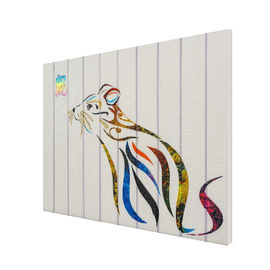 Trang trí nhà Rat Nghệ thuật treo tường đơn giản, Hiệu ứng hình ảnh đặc biệt Hot Ribbon Art