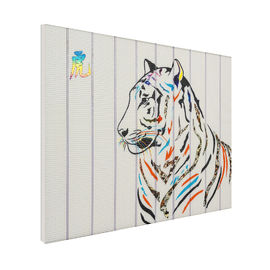 Ribbon Tiger Tóm tắt bức tranh động vật, bức tranh thiết kế tường Colorfast