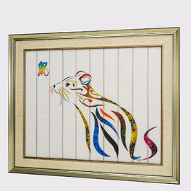 Trung Quốc Zodiac Khung nghệ thuật Mười hai con vật Chuột Trang trí nội thất Ribbon Tranh Khách sạn treo tường Trang trí tường nghệ thuật