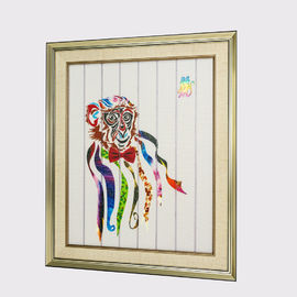 Trung Quốc Zodiac Khung nghệ thuật Mười hai động vật Khỉ Trang trí nội thất Ribbon Vẽ tranh treo tường Trang trí sẵn sàng để treo