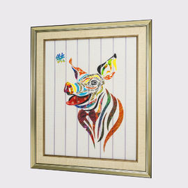 Trung Quốc Zodiac Khung nghệ thuật Mười hai động vật lợn Trang trí nội thất Ribbon Tranh treo tường trang trí Sẵn sàng để treo