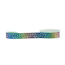 Snag Free Hair Hair Ribbon, Rainbown thun Ribbon cho băng đô