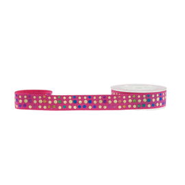 Dots In Stretch Loop Ribbon, Quà tặng Bao bì ruy băng trang trí