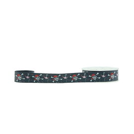 Hallows Day Stretchy Ribbon cho Ties tóc, Ribbon đàn hồi đen bền