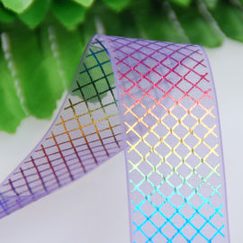 Bao bì nước hoa Rainbow Organza Ribbon, 19mm Chiều dài Sheer Organza Ribbon
