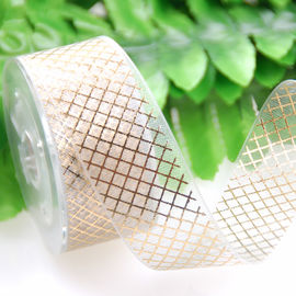 Ruy băng hai mặt trơn 25 mm, ruy băng trắng Organza cho bao bì đẹp