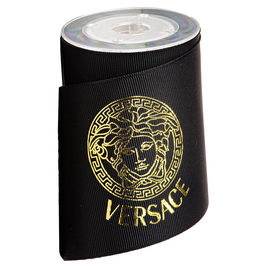 Đen Lá Vàng Versace Hương thơm Bao bì 75mm Băng grosgrain