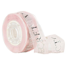 Quà tặng Hộp Bao bì Trang trí Lá Bạc Hồng 19MM In Sheer Ribbon