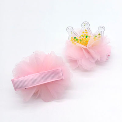 Star Design Princess Kids Plain Girls Vải trùm đầu cho em bé