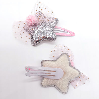 Star Design Princess Kids Plain Girls Vải trùm đầu cho em bé