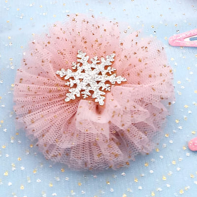 Star Design Princess Kids Plain Girls Vải trùm đầu cho em bé