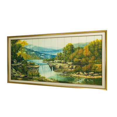 Tranh phong cảnh ruy băng phong cách Trung Quốc Colorfast