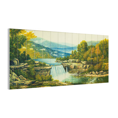 Tranh phong cảnh ruy băng phong cách Trung Quốc Colorfast