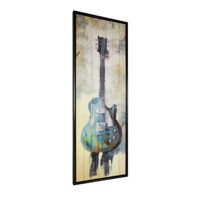 3 cái 3 màu Guitars Bảng ruy băng Bức tranh cho khách sạn